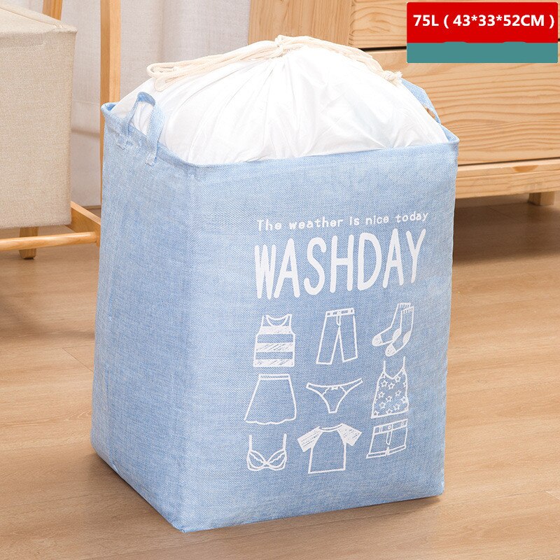 Quilt Opbergtas Stijl Katoen Linnen Kleding Deken Opbergtas Opvouwbare Kleding Organizer Thuis Opbergtas: 1