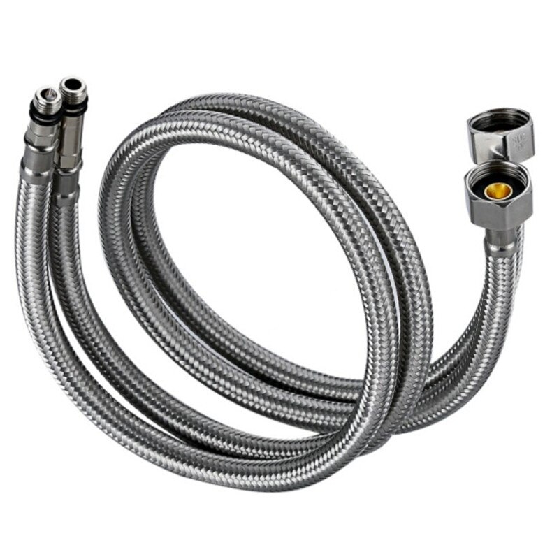JETONG 60/80/150mm shower hose High stainless steel hoses for and cold showers, faucets