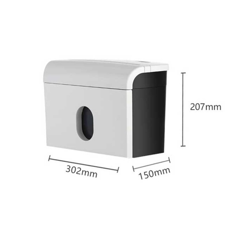 3.5L 2*10mm Shredder Small Portable Silent Household Electric Small Particle Mini Shredder Document Waste Paper Shredder Office