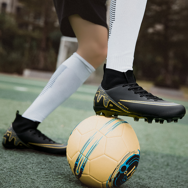 2025, neue Herren- und Damen-Fußballschuhe, Schüler gebrochen Nagel lang Nagel Kunstrasen-Wettkampf- und Trainingssportschuhe