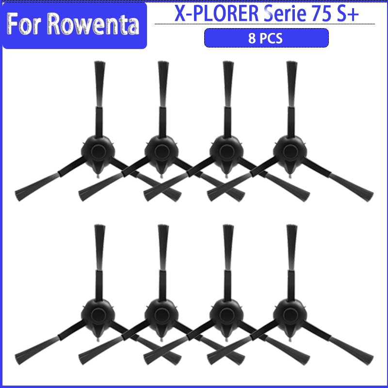 Belangrijkste Zijborstel Filter HEPA Mop Doek Voor Rowenta X-PLORER 75S + RR8567WH RR8587WH Robot Stofzuiger Onderdelen accessoires: Blauw