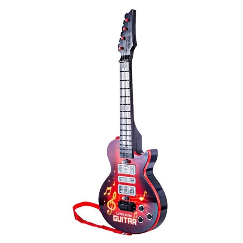 Kids Guitar, Beginner Electric Toy Guitar for Boys Girls Toddlers 21 Inch for Boys and Girls Music