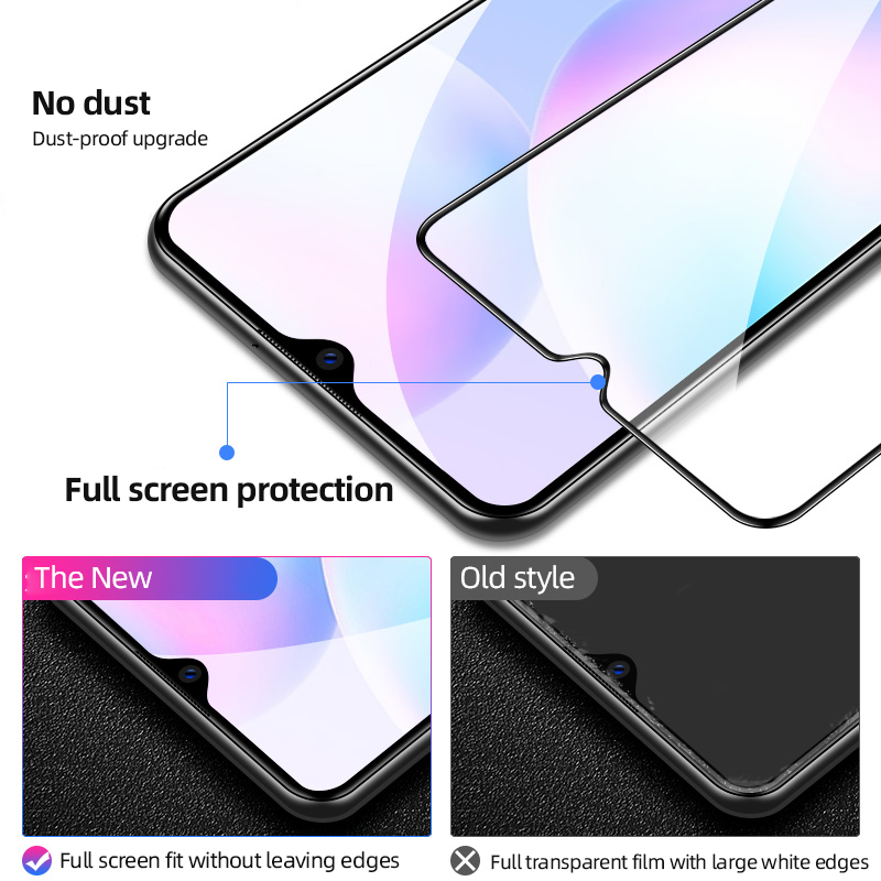Vidrio de protección 9D para Xiaomi Redmi 7 7A 8 8A 9 9A 9C K30 Protector de pantalla Redmi Note 7 7 Pro 8 Pro 8T 9 9S Pro película de vidrio