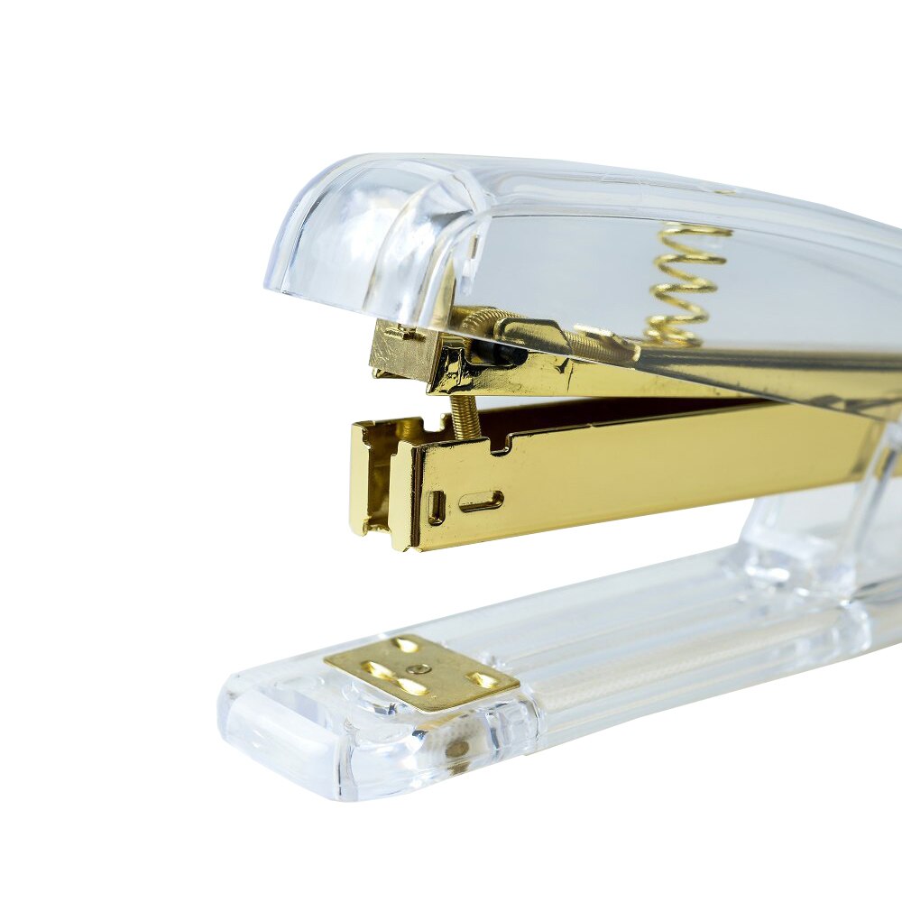 School Supplies Office Accessories Construction Stapler furniture fourniture scolaire Stationery Transparent Stapler Office