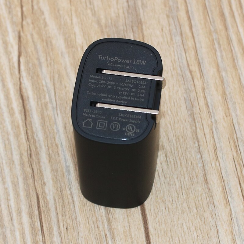 Motorola 12V 1,5 A Ladegerät Schnell Lade Turbo Power 18W Adapter Micro/Typ C Kabel Für Moto rand X30 S30 razr E5 G5 G7 Plus P50