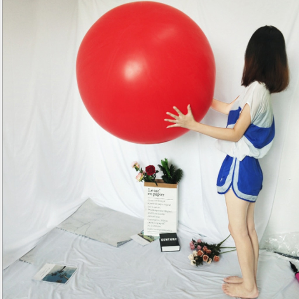 72 Inch Giant Pearlized Latex Balloons Red Round Helium Inflatable Big Balloon For Wedding Favors Christmas Birthday Party Decor