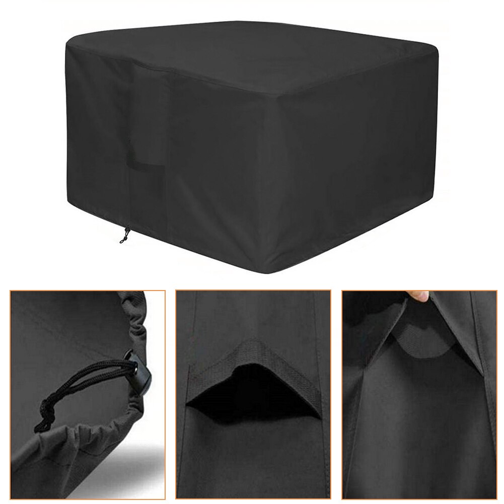 Brazier Hood Waterproof Furniture Heavy Duty Table Outdoor Patio Full Protection Anti Crack Oxford Cloth Gas Fire Pit Cover