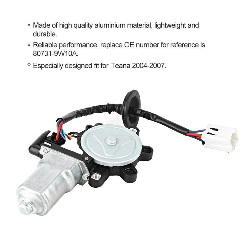 Window Lift Motor 80731-9W10A Electric Power Window Lift Motor Driver Car Parts for Nissan Teana 2004-2007
