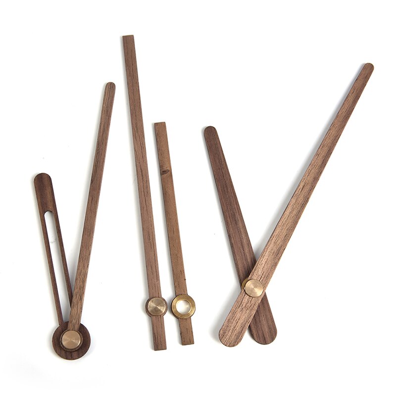 1PC Wooden Pointers DIY Wall Clock Hands 12 inch Clock Needle Quartz Replace Parts