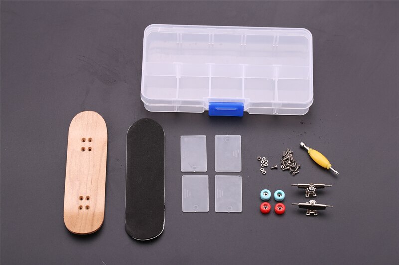 Hoge Houten Vinger Skateboard Met Gereedschap In Doos Vinger Scooter Esdoorn Vinger Skateboard Voor Professionele Concurrentie