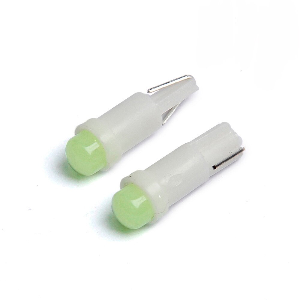 4 stks/partij T5 Cob Auto Deur Leeslamp Universal Car Light Led Lampen Lampen Kleurrijke Interieur Ornamenten Accessoires: WHITE