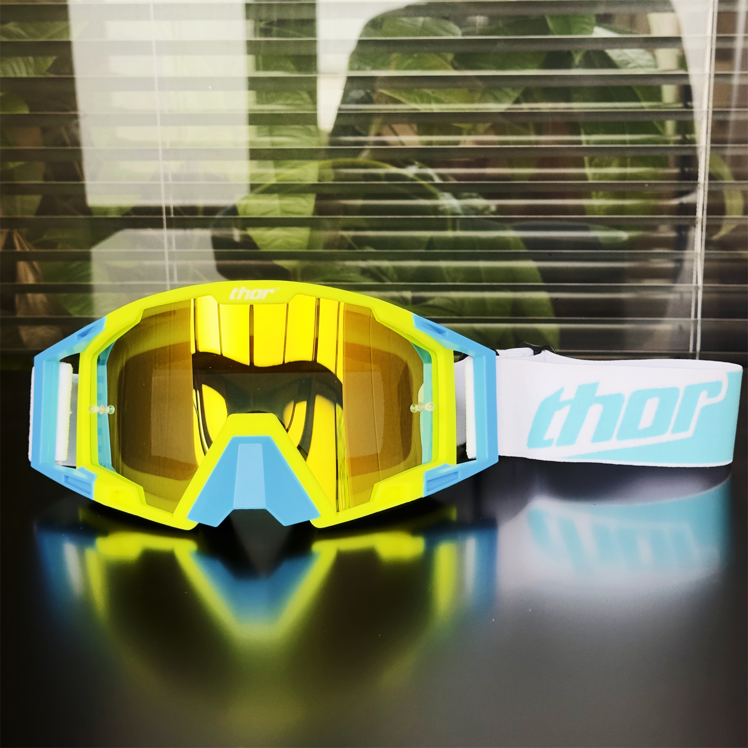 Motocross Brille Motorrad ATV MTB Cross-country Reiten Sport MX Brille Motorrad Helm UV400 Fahrräder Brille: Black