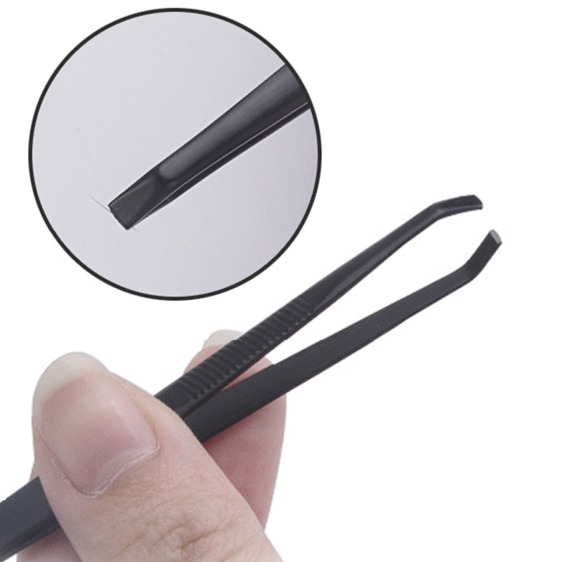 Pęseta robić brwi ze stali nierdzewnej ukośne szczypce ciągnij kleszcze robić brwi wąsy ciągnij uroda narzędzia robić makijażu depilacja klips robić brwi