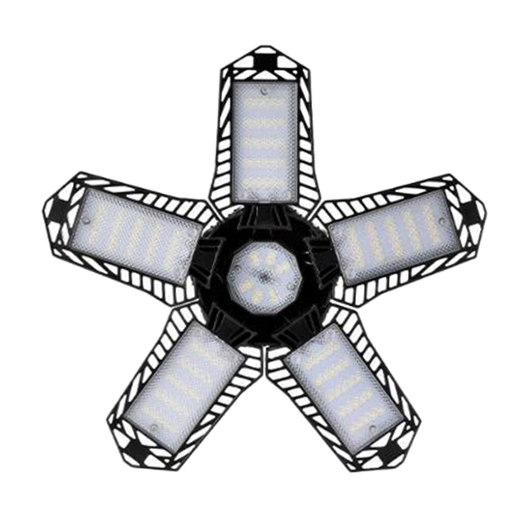 LED Garage Lights Deformable Ceiling Lights Fixture Lamp Warehouse Workshop