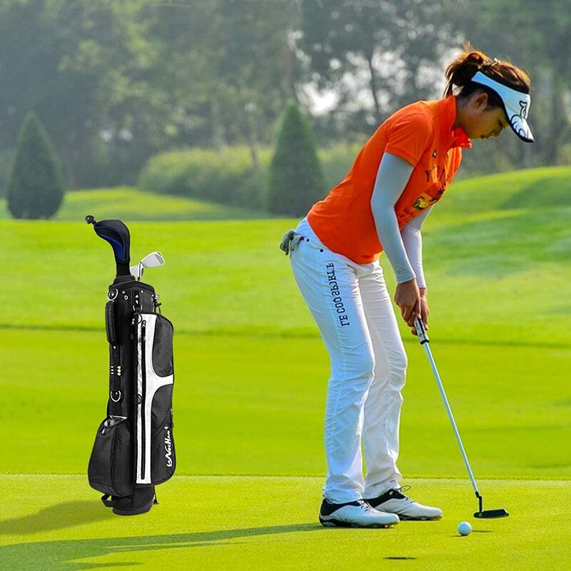 3 szt. Długa szyja nakrycia głowy robić gry w golfa kierowca drewna chroń nakrycie głowy numer etykietka farwater golf miotacz pokrywa nakrycia głowy akcesoria