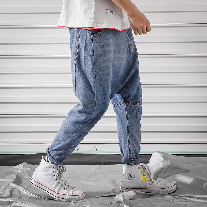 Heren jeans baggy denim harembroek klassieke stijl lage kruis jeans hiphop streetdance broeken grote maten joggingbroeken grote maten 5xl