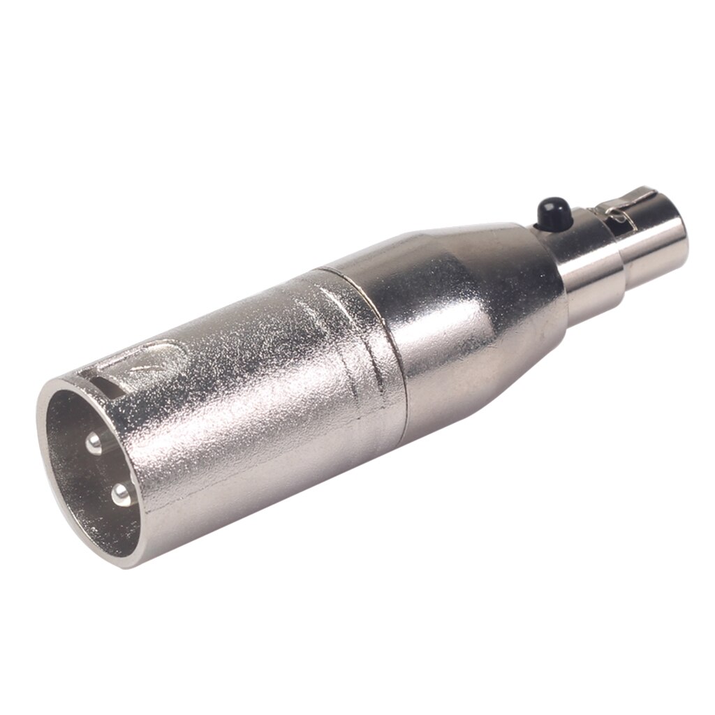 Mini Xlr 3-Pin Female Naar Xlr 3-Pin Male Plug Converter SA518 67x18x8mm