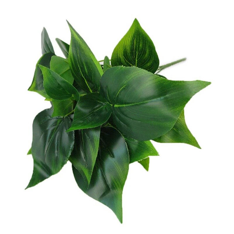 Artificial Green Leaf Plants Home Office Wedding Garden Decoration