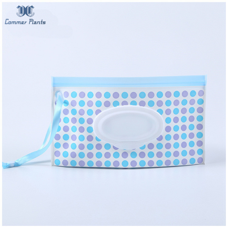 Natte Doekjes Tas Clamshell Cosmetische Pouch Clutch en Schoon dragen Snap-strap Doekjes Container Doekjes Milieuvriendelijke Tissue dozen