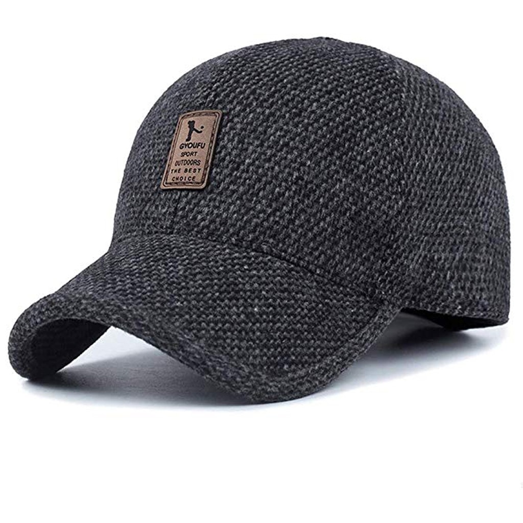 Winter Cap Heren Baseball Cap Oorklepjes Gorra Hombre Outdoor Warm Thicken Ingericht Cap Snapback Hoed Voor Volwassen 30H