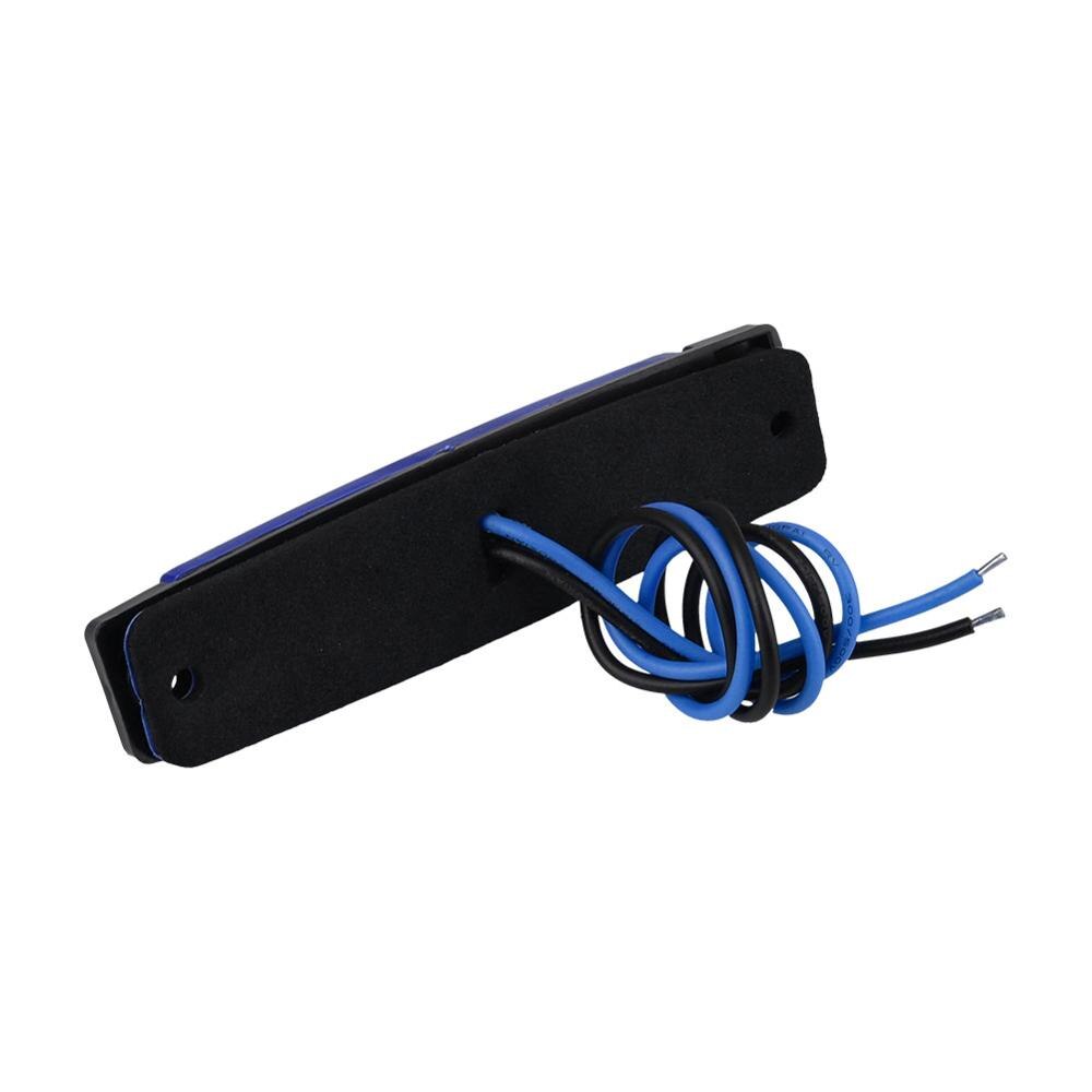 Lastbil led 24v trailer lygter 6 led bag bagside markeringslys baglygter blå lastbil lastbil led lys
