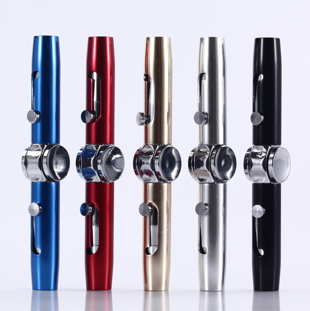 1Set Multi-functional 3 in 1 Fidget Spinning Pen Stress Reducer High Speed and touch screen Hand Spinning Pen for anxiety people