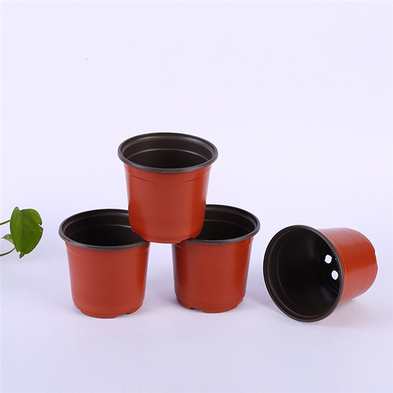 20Pcs Plastic Groeien Doos Plant Grow Potten Cup Voor Bloem Plastic Pot Tuingereedschap Huis Lade Box Grow Potten
