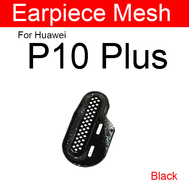 Anti-dust Earpiece Speaker Mesh For Huawei P10 P20 P30 P40 Lite Pro P10 Plus Ear Speaker Dust-proof Grill Net Repair Part: P10 Plus Black