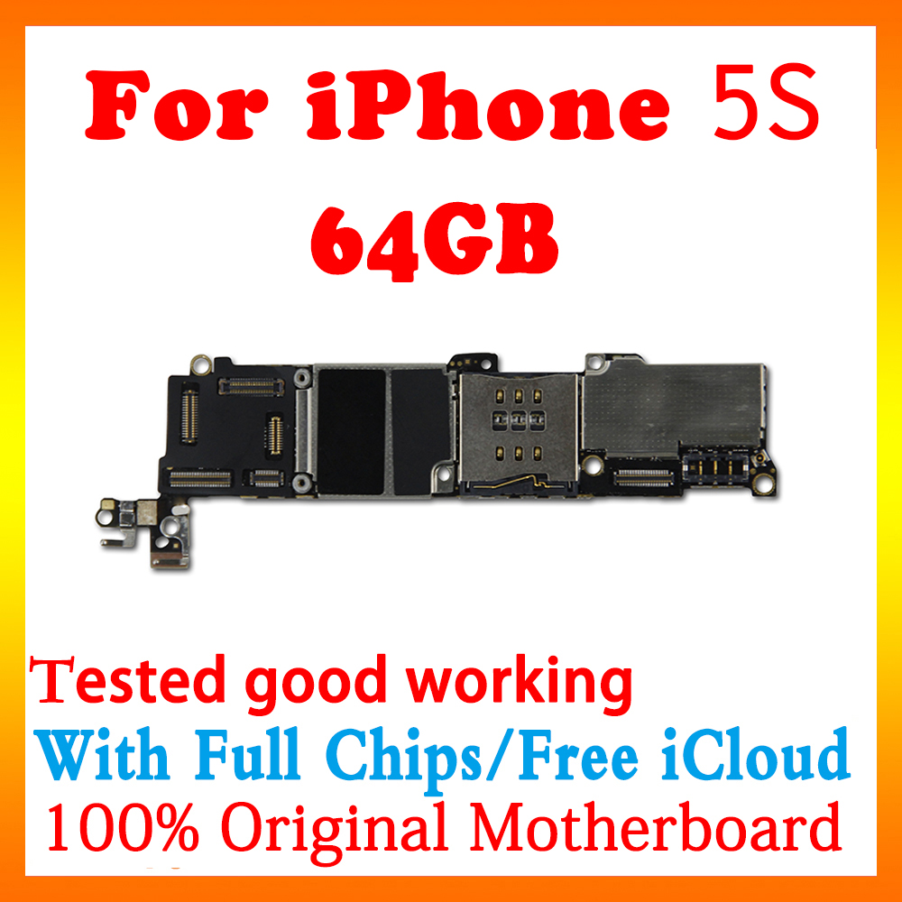 Originele Voor Iphone 4 4S 5 5C 5S 5SE Moederbord Ontgrendeld Moederbord Voor Iphone 5S logic Board Met Chips Ios Mb: 5S 64