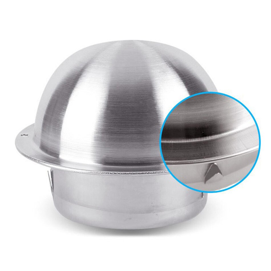 Ttlife rostfritt stål vägg tak luftventil kanal ventilation frånluftsgaller lock utlopp värme kyla ventilationslock vattentät