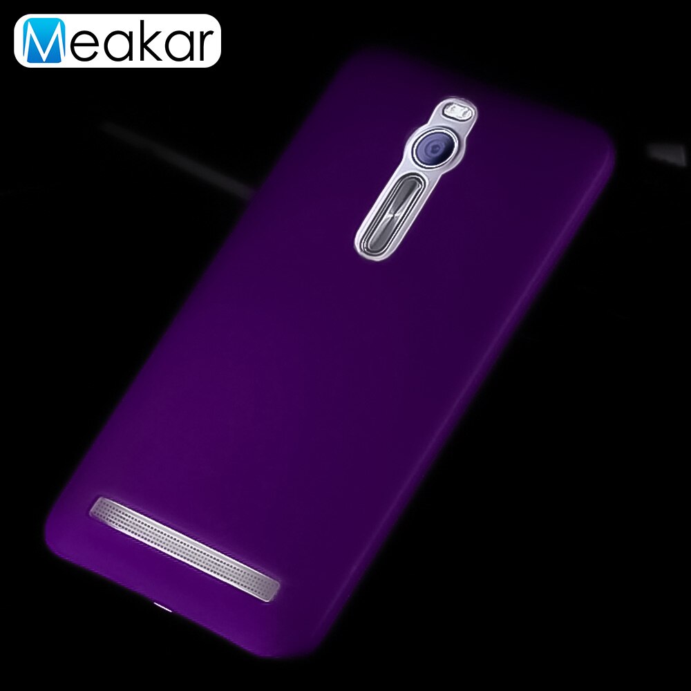 Funda de plástico mate 5.5para Asus Zenfone 2 Ze551Ml funda para Asus Zenfone 2 Ze551Ml Ze550Ml Coque trasero de teléfono funda: For Ze550Ml / purple