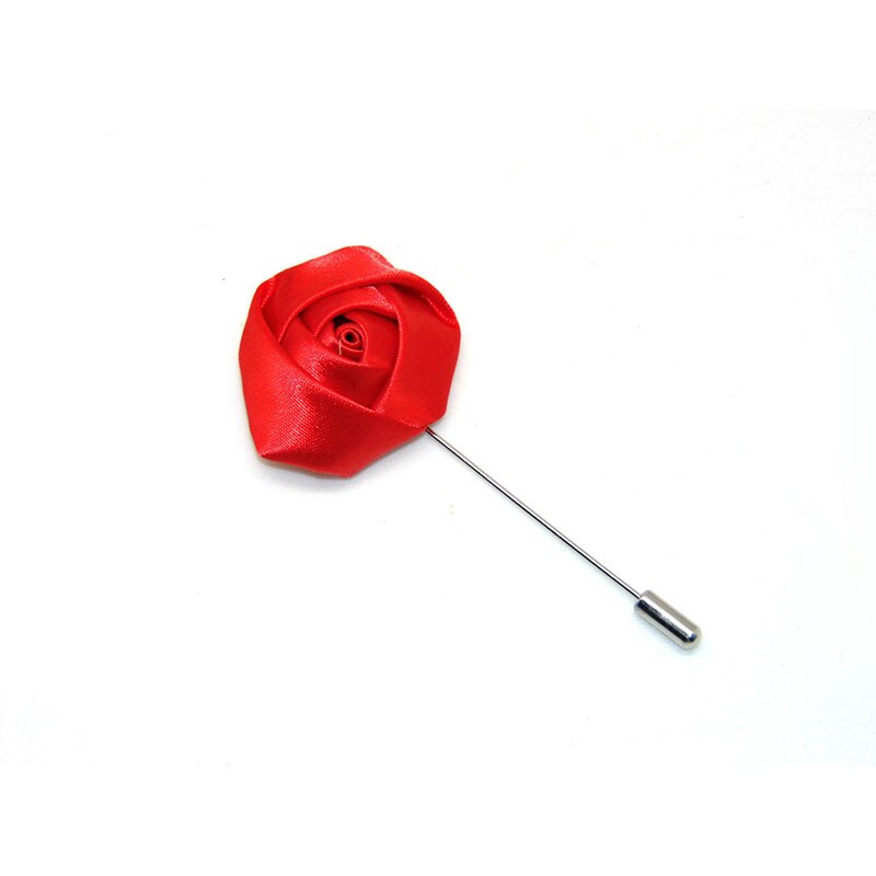 Kavajslag brosch nål krage nålar ros blomma handgjord kostym smoking corsage bröllop boutonniere fest kvinnor män: 2