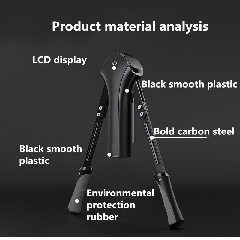 Adjustable LCD Display Power Twister Arm Exerciser Chest Expander Muscle Shoulder Arm Device Training Fitness Equipment