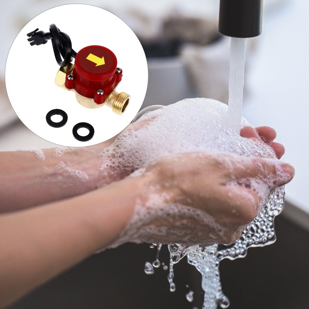 Water Flow Control Switch Adjustable Pressure Pump Shower Accessory for Home: Default Title