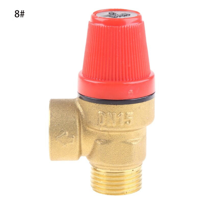 Messing Veiligheidsklep Afvoer Relief Swithch Voor Zonneboiler Inner &amp; Outer Draad: 8BAR