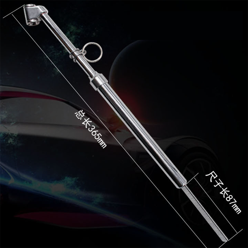 Truck Tire Pressure Gauge Heavy Duty Pen Tyre Meter Range 10-150PSI 1-10kg/cm2 Dual Head Air Pressure Guage
