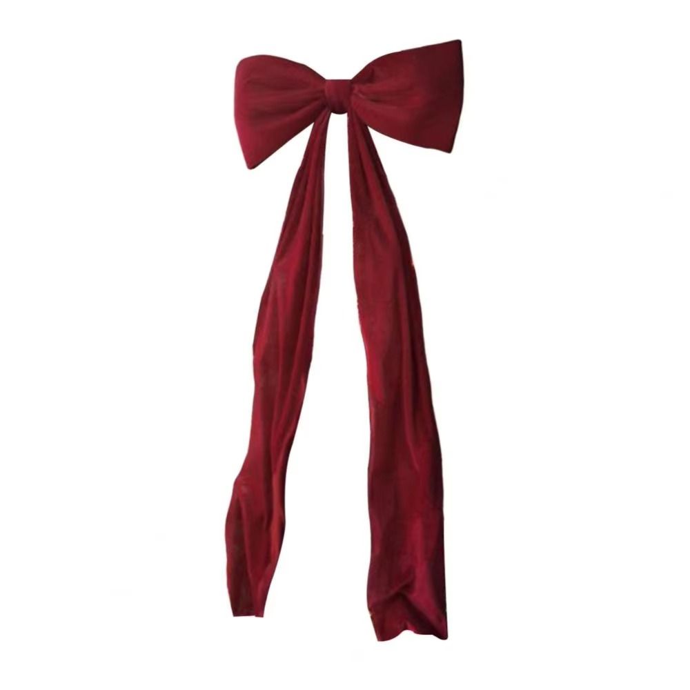 Large Christmas Bowknot Satin Extra Large Xmas Tree Topper Bows 50x180cm Red/White Ribbon Bowknot Decorations Xmas Decor