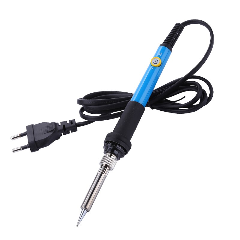 220 V 60 W Elektrische Soldeerbout Verstelbare Temperatuur Soldeerbout Soldeer Soldeerbout Lassen Soldeerstation Reparatie Tools: Blue 220V