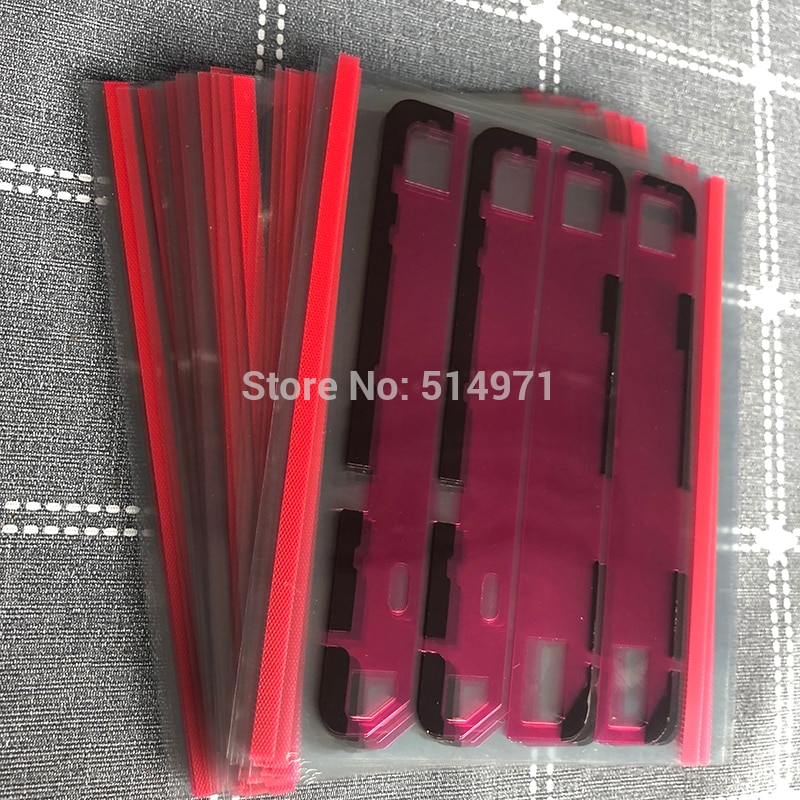 50 pcs/lot LCD moyen cadre lunette autocollant adhésif pour iPhone X XS Xsmax écran tactile pièces de rechange