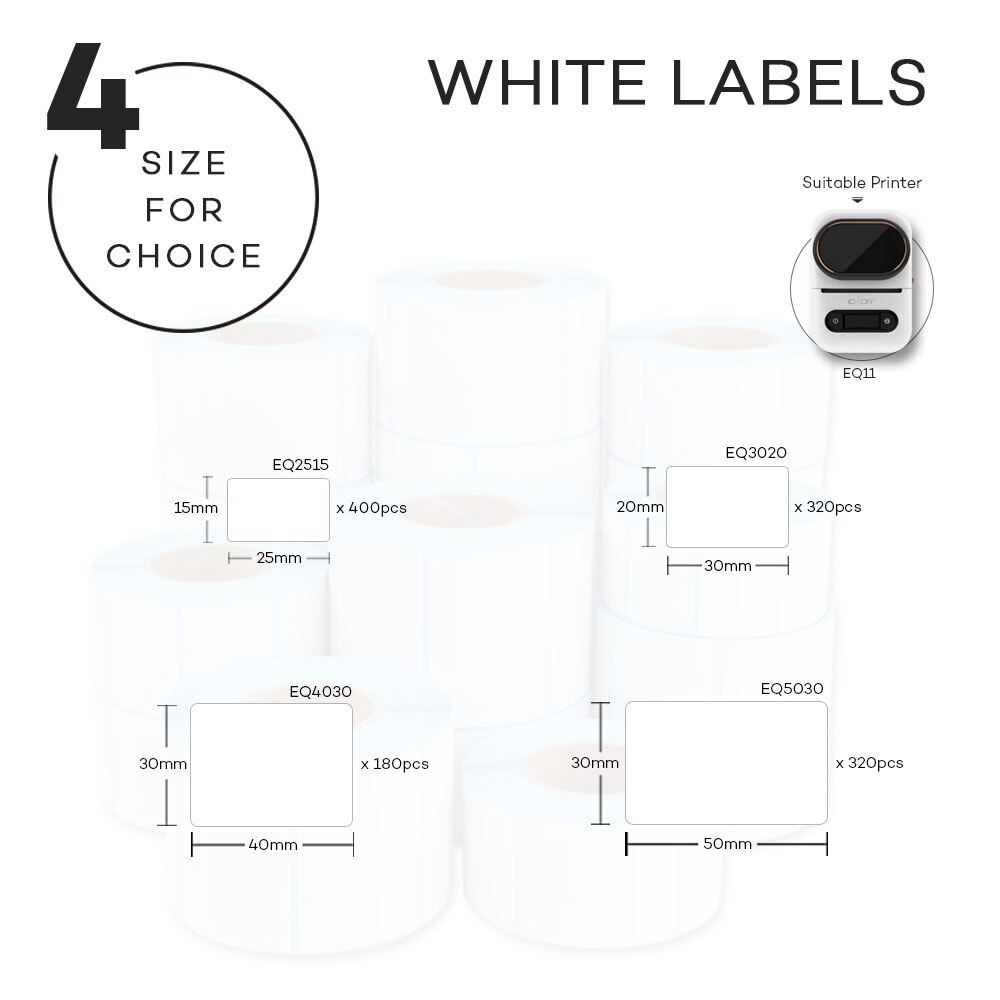 Kze Roze Note Leuke Thermische Label Roll 50*20 Mm Typeable Washi Tape Mooie Mark Sticker Voor EQ11 mini Thermische Label Printer