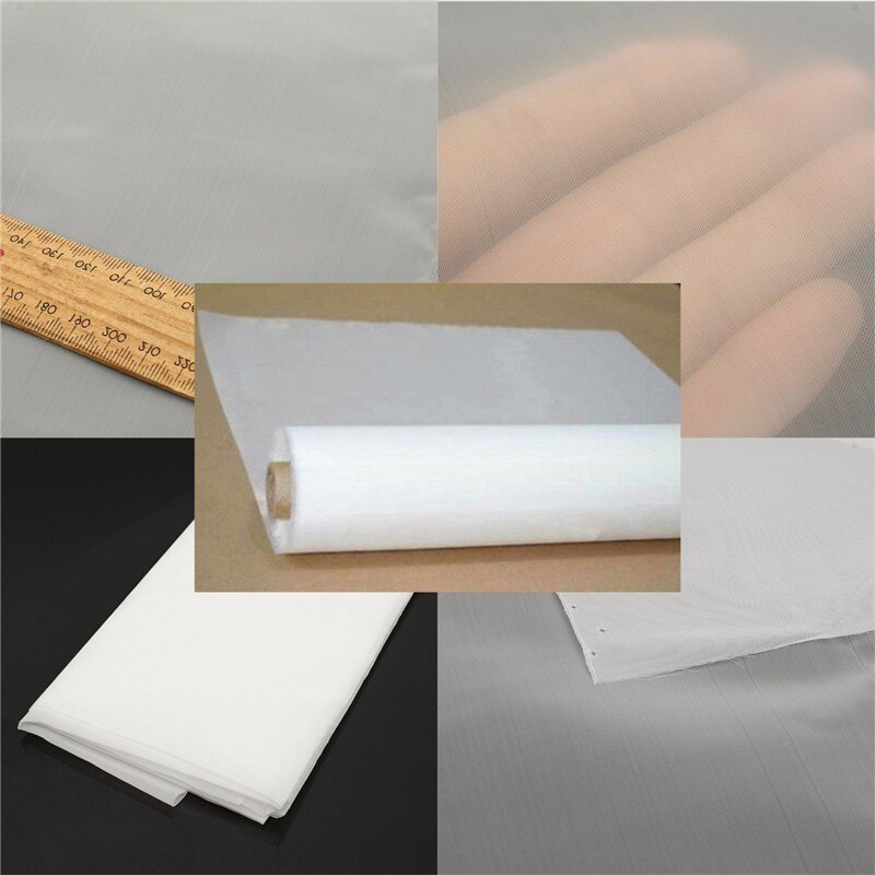 White Nylon Filtration Sheet 200 Mesh Water Oil Industrial Filter Cloth 1mx1m 40-Inch Vacuum Cleaner Parts Durable