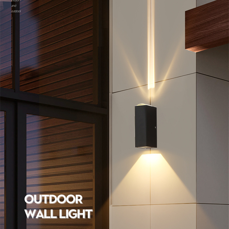 6W 10W 20W Outdoor Led Wandlampen Up En Down Smalle Beam Cob Aluminium Wandkandelaars Veranda licht Tuin Waterdicht Spotlight