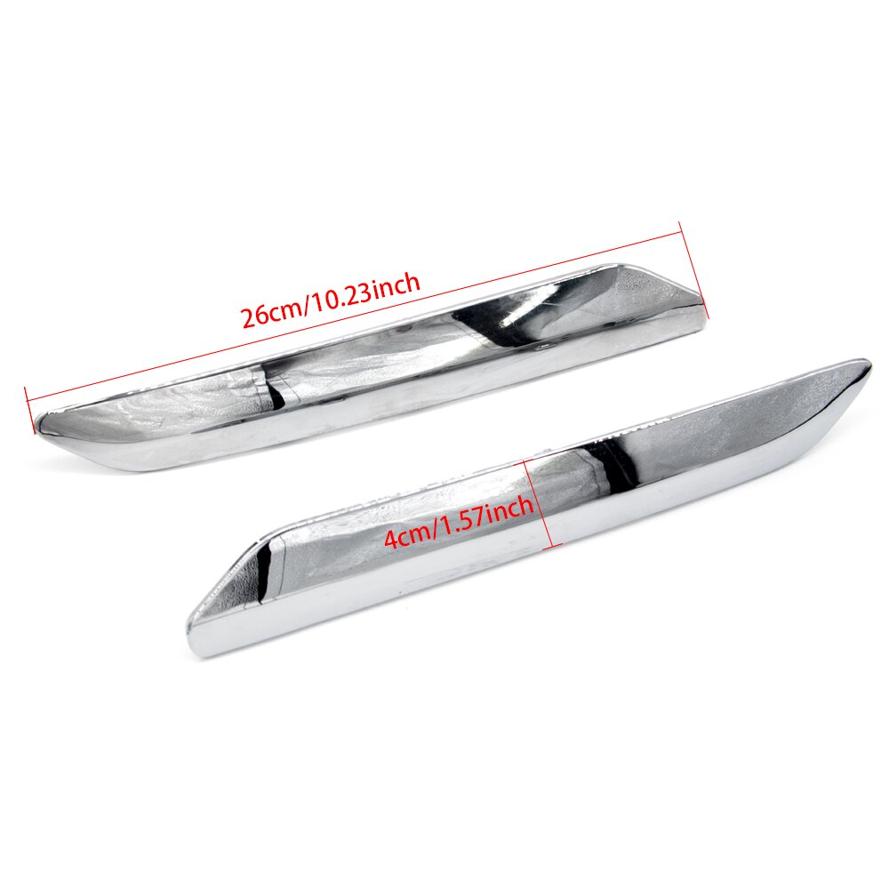 Chrome Front Rear Bumper Cover Trim Strip Sticker For Citroen C5 X7 2007 Anti-scratch Protection Styling DIY Decoration