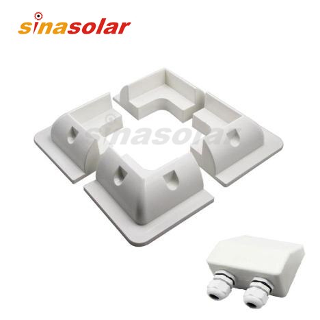 Supports De Montage Pour Panneau Solaire ABS - Angle Droit, Résistants Aux UV, Pour Toits Plats (caravane, Bateau)