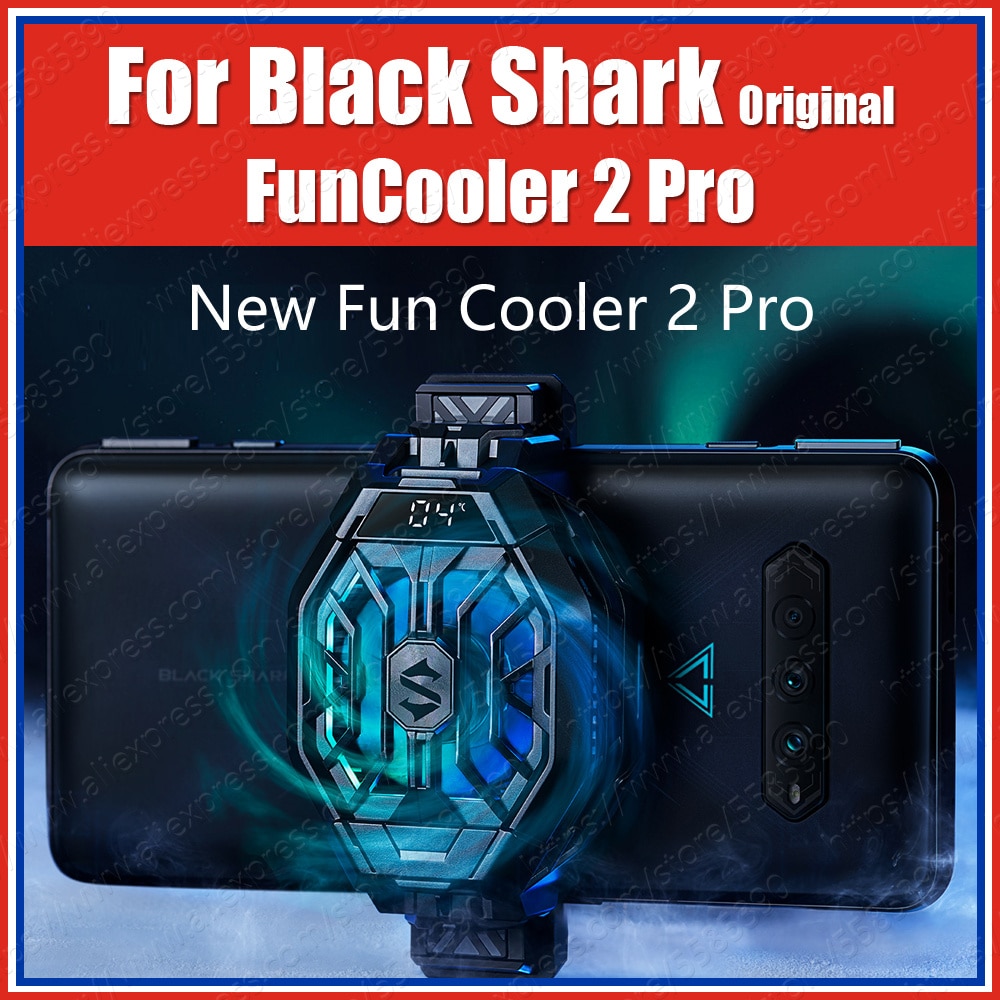 BR30-SR Black Shark Funcooler 2 Pro Ijs Dock Universele Vloeibare Gaming Koeler Ventilator Voor Black Shark 4 Pro 3S 3 Pro 2 Pro