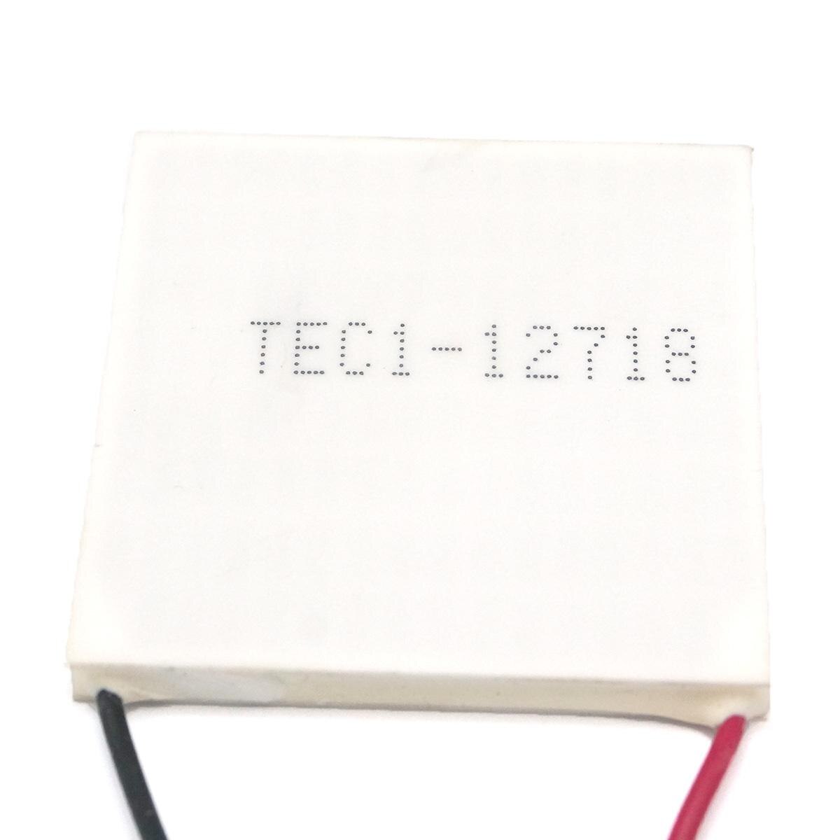 Tec 1-12718 50 x 50mm 12v 18a kølelegeme termoelektrisk køler peltier køleplade kølemodul