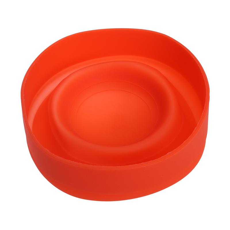 Magnetron Popcorn Poppers Opvouwbare Gebruik Voor DIY Voedsel Maken Home Keuken Opvouwbare Siliconen Kom met Cover 20x14.5 cm (Rood)