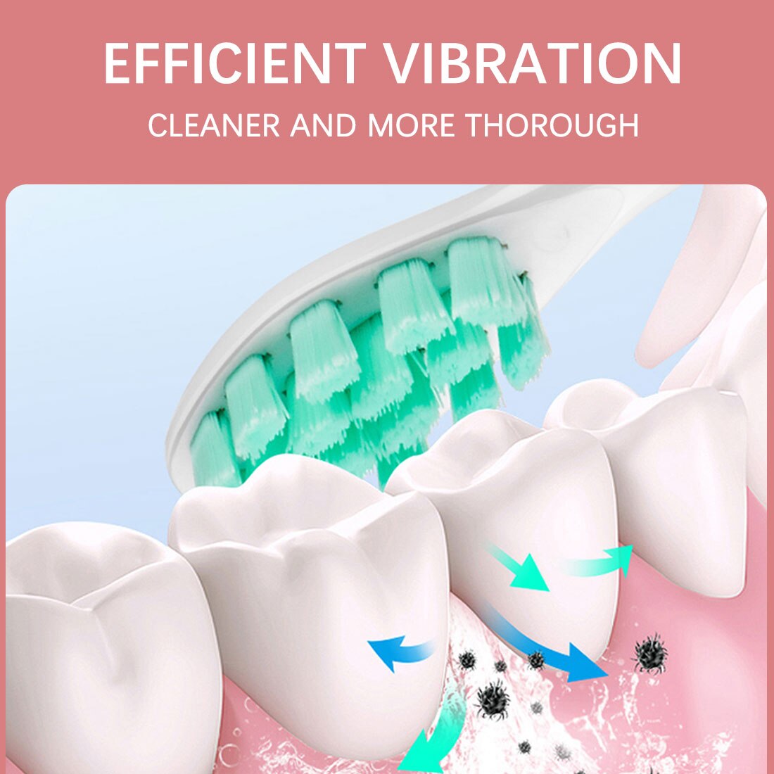 4pcs/lot Ultrasonic Electric Toothbrush Heads Replacement Brush Heads For Ultrasonic electric Toothbrush Whitening Teeth Brush