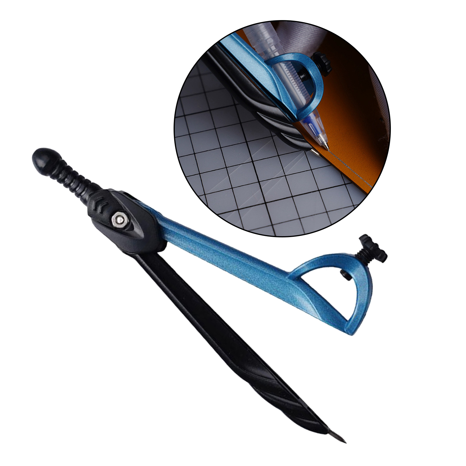 Large Pencil Marking Compass Circle Maker Scriber Marking Wing Divider Tools