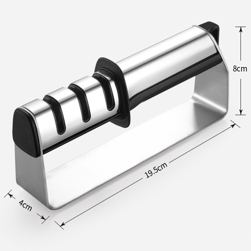 3 Fasen Messenslijper Messen Whetstone Tungsten Diamond Keramische Professionele Keuken Puntenslijper Quick Tool